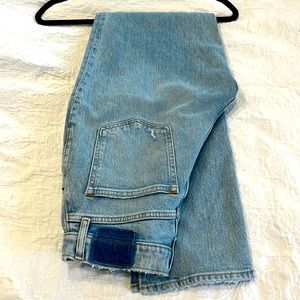 Abercrombie & Fitch 90’s straight curve love ultra high rise